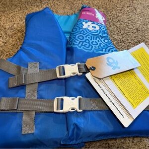 X20 Kids Life Vest Blue 50-90lbs